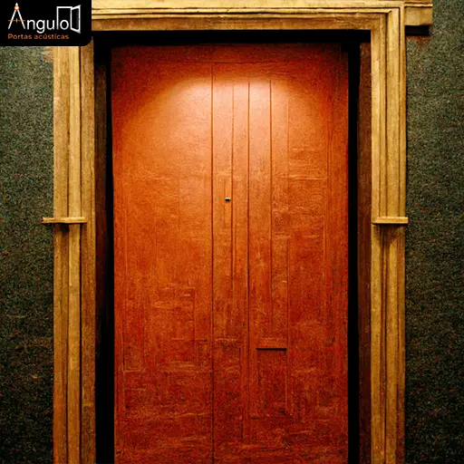 Porta acústica para casa noturna